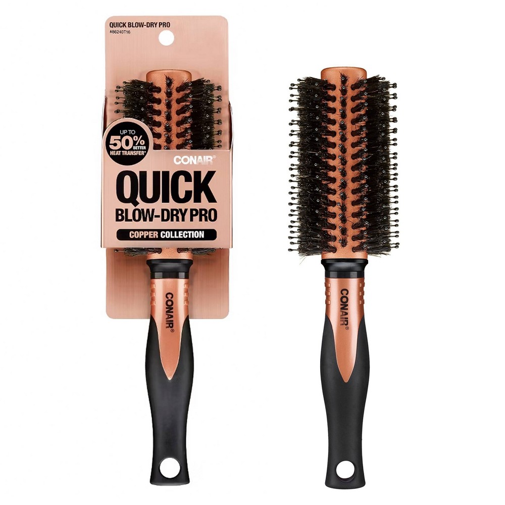 Conair Copper Pro Porcupine Round Hair Brush - Small Barrel - All Hair