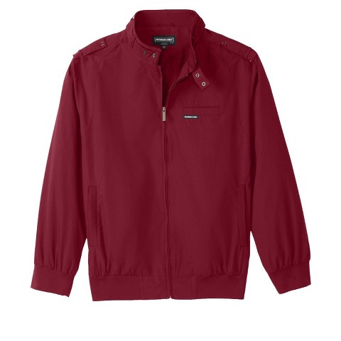 KingSize Members Only Racers Jackets - 5XL, Burgundy