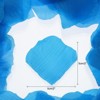 Unique Bargains Wedding Birthday Decor Artificial Silk Flower Rose Petals 2x2 Inch 1200 Pcs Lake Blue - 2 of 3