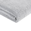 SEVOBAL Bath Towel and Washcloth Sets Quick Dry Cotton Towel Set with Anti-Microbial Treatment for Bathroom Use, Silver, 13.5"*9.5"*7.5" - 3 of 4