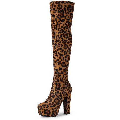 Cheetah print boots outlet target