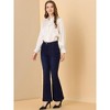 Allegra K Women's Retro High Waist Stretchy Flare Denim Jeans - 3 of 4