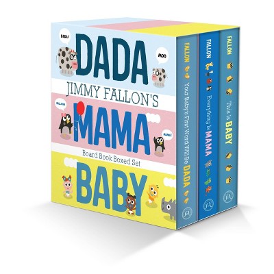 Jimmy Fallon's DADA, MAMA, and BABY Board Book Boxed Set - by Jimmy Fallon