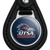 The University of Texas at San Antonio Primary Logo Black Leather Keychain - 3 of 4