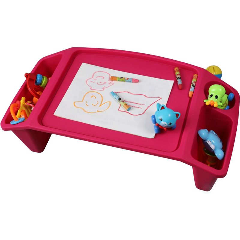 Basicwise Kids Lap Desk Tray, Portable Activity Table, 1 of 7