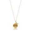 Harry Potter Wizarding World Golden Snitch Initial M Gold Plated Pendant Necklace, 18" - 4 of 4