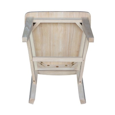 Set of 2 White High Slat Solid Wood Side Chairs