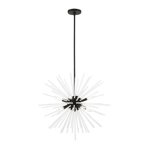 Livex Lighting Uptown 8 - Light Pendant in  Black - 1 of 1