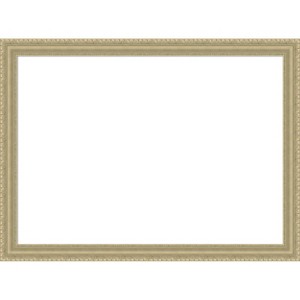 Amanti Art Champagne Teardrop Framed Dry Erase Magnetic Board - 1 of 4