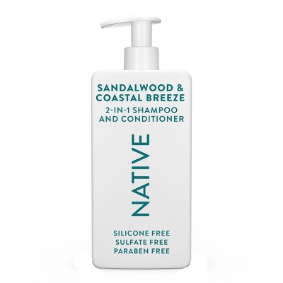 Native 2-in-1 Shampoo and Conditioner - Sandalwood & Coastal Breeze - 16.5 fl oz