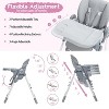 Adjustable Baby High Chair, Foldable Highchair with 3-Level Recline & Removable Tray for Infants and Toddlers, Easy Clean - 4 of 4