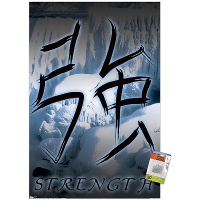 Trends International Strength Unframed Wall Poster Print Clear Push Pins  Bundle 22.375 x 34