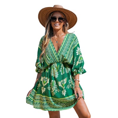 Women's Lush Meadow Ornate Mini Dress - Cupshe