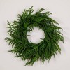 Nearly Natural 24" Artificial Real Touch Norfolk Island Pine Wreath with Natural Look - 3 of 4