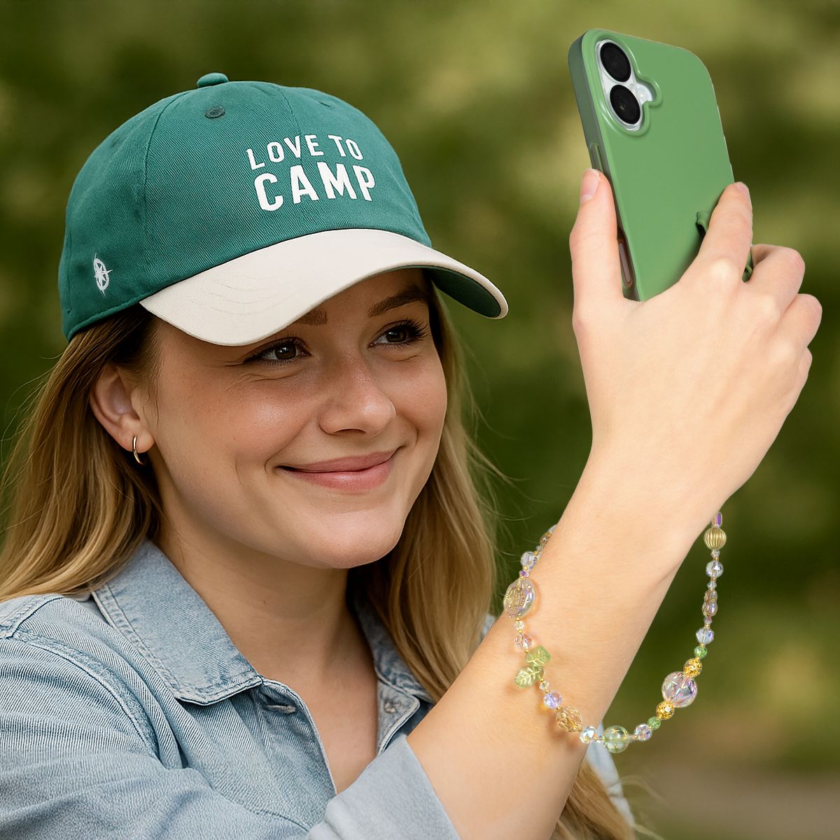 Pavilion Gift Company - Nature - Beaded Hands-Free Wrist Strap - Cell Phone Accessories - thumbnail 3