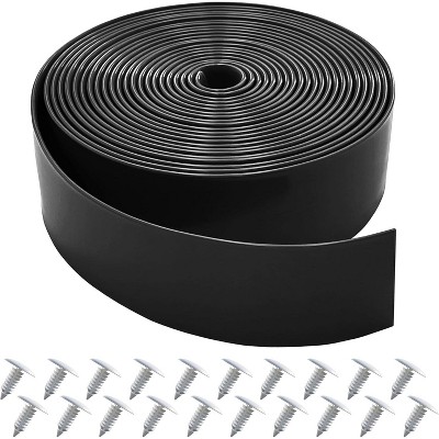 Summit Adventure Patio Chair Repair Kit – 20ft Vinyl Straps (2" Wide) + 20 Rivets – for Outdoor Lounge & Lawn Furniture (Black)