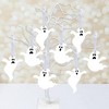 Big Dot of Happiness Spooky Ghost - Halloween Party Decorations - Tree Ornaments - Set of 12 - 2 of 4