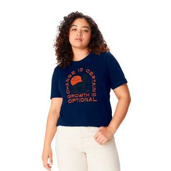 Nick Quintero Growth is Optional - Deny Designs, Navy, XX-Large
