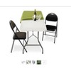 6' Folding Banquet Table Off-White - Plastic Dev Group - image 2 of 4