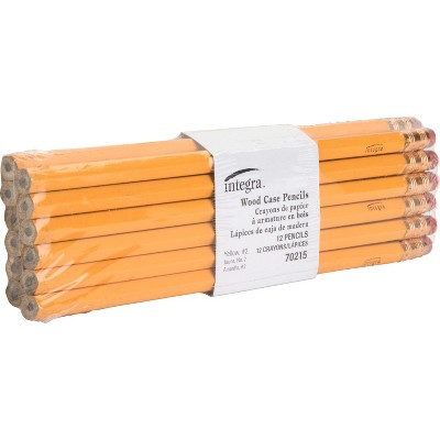 Integra Economy Pencil No 2 Soft Lead Yellow 70215