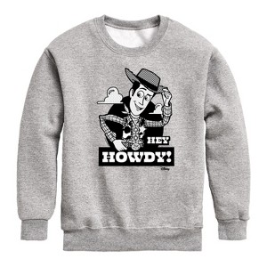 Boys' - Disney - Hey Howdy Graphic Long Sleeve Fleece Sweatshirt - 1 of 4