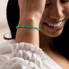 Pure Collection by Ross-Simons 4-4.5mm Turquoise Bead Stretch Bracelet With 14kt Yellow Gold - 2 of 3