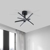 VYNXARIA Geometric Starburst Ceiling Light ¨C Modern Elegance for Any Space,Black - 3 of 4