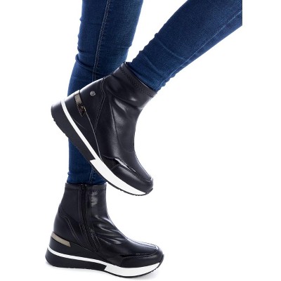 Женские кроссовки XTI Women's Wedge Sneaker Booties 140105 - Black, 8 — фото 3