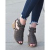 Women's Wo's Double Buckled Bootie - Qupid - 2 of 3