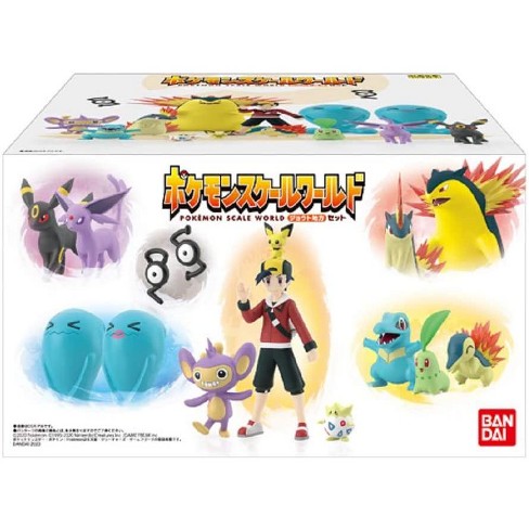 Bandai Gashapon Pokemon Scale World Johto Mini Figure Box Set Target - pokemon amber roblox