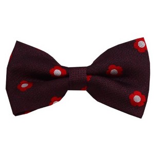 Men's Floral Color 2.75 W And 4.75 L Inch Pre-Tied adjustable Bow Ties - 1 of 3