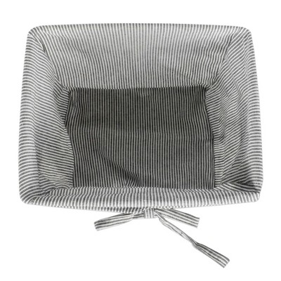 Rustic Bronze Rectangular Wire Baskets with Liners, Set of 3