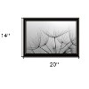 HomeRoots Love is a Delicate Flower Black Framed Print Wall Art - 3 of 4