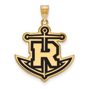 Black Bow Jewelry 14k Yellow Gold Plated Sterling Silver Rollins College Tars NCAA Extra Large Pendant - 1 of 3