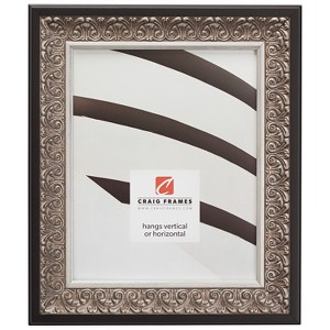 Furio  Distressed Silver and Black Single Image Picture Frame - 1 of 4