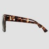 Women's Shiny Plastic Square Sunglasses - Universal Thread™ Tortoise Brown: Scratch-Resistant, UV Protection - 4 of 4
