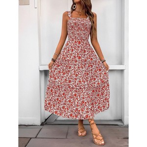 white christmas dresses Lima Spaghetti Strap Maxi Dress