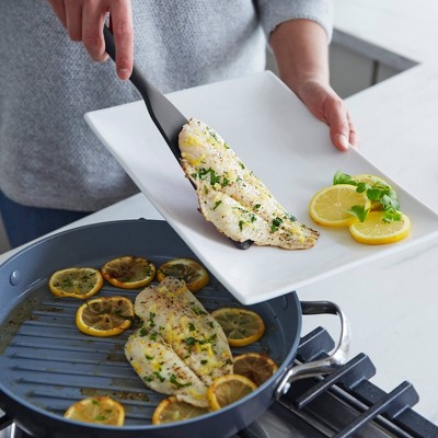 Gray Silicone 3-Piece Cooking Utensil Set with Steel Core