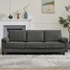 Beautyolove 4-Piece Upholstered L-Shape Convertible Sectional Couches Sofas with Ottoman - 4 of 4