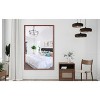 NicBex Oversized Bathroom Mirror for Wall, Aluminum Framed Vanity Mirror, Hangs Horizontally or Vertically for Living Room Bedroom - 3 of 4