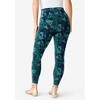 Roaman's Women's Plus Size Petite Ankle Length Essential Stretch Legging - 3 of 4