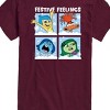 Men's - Inside Out 2 - Festive Christmas Feelings Short Sleeve Graphic T-Shirt - 2 of 4