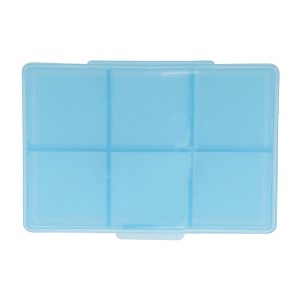 Unique Bargains 6 Grid Clear Pill Case 1 Pc - 1 of 4