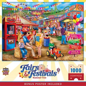 MasterPieces 1000 Piece Jigsaw Puzzle - Summer Fest - 19.25"x26.75" - 1 of 4