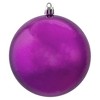 Northlight 12ct Shatterproof Shiny Christmas Ball Ornament Set 4" - Purple - 2 of 2
