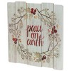 Northlight Peace on Earth Christmas Wall Sign - 12" - 4 of 4