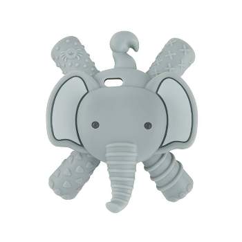 Munchkin The Baby Toon Silicone Teether Spoon Elephant - Mint
