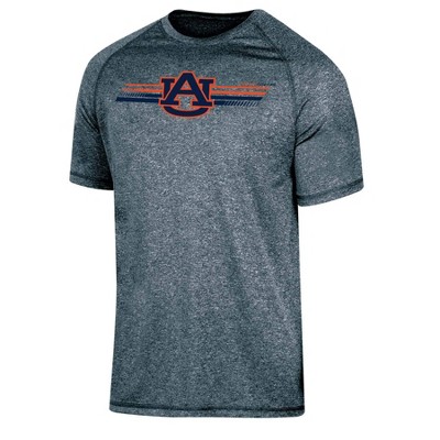 NCAA Auburn Tigers Men's Gray Poly T-Shirt