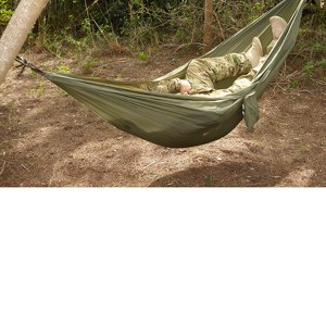 Snugpak Tropical Hammock, Lightweight Parachute Nylon, Includes 2 Steel Carabiners, Supports 400 Pounds - 1 of 4