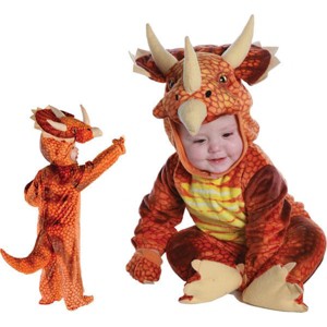 Rust Triceratops Plush Baby Costume - 1 of 1